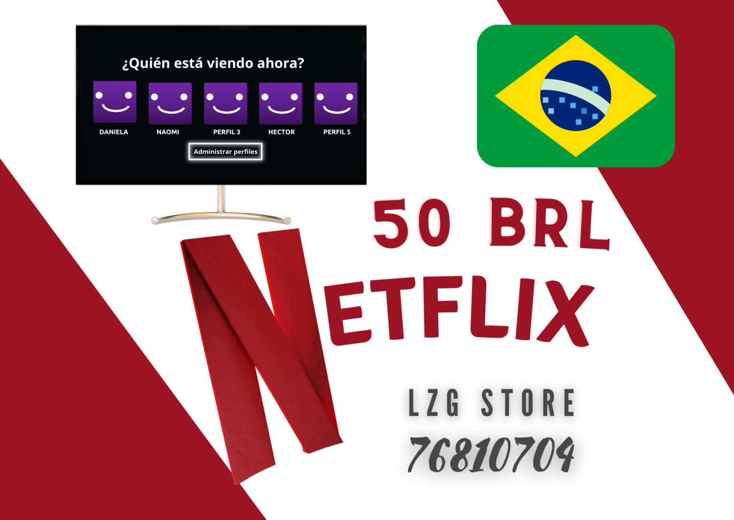 PINES NETFLIX BRASIL 55.90BR 50BR 35BR