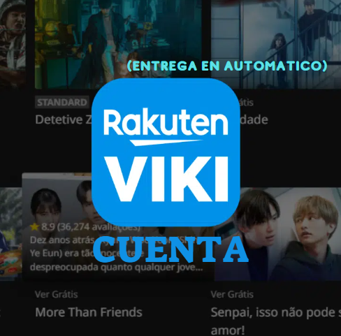 AUTOMATICO  Rakuten Viki  30 DIAS CUENTA COMPLETA 5 PERFILES ORIGINAL, MIRA DORAMAS DRAMAS ASIATICAS