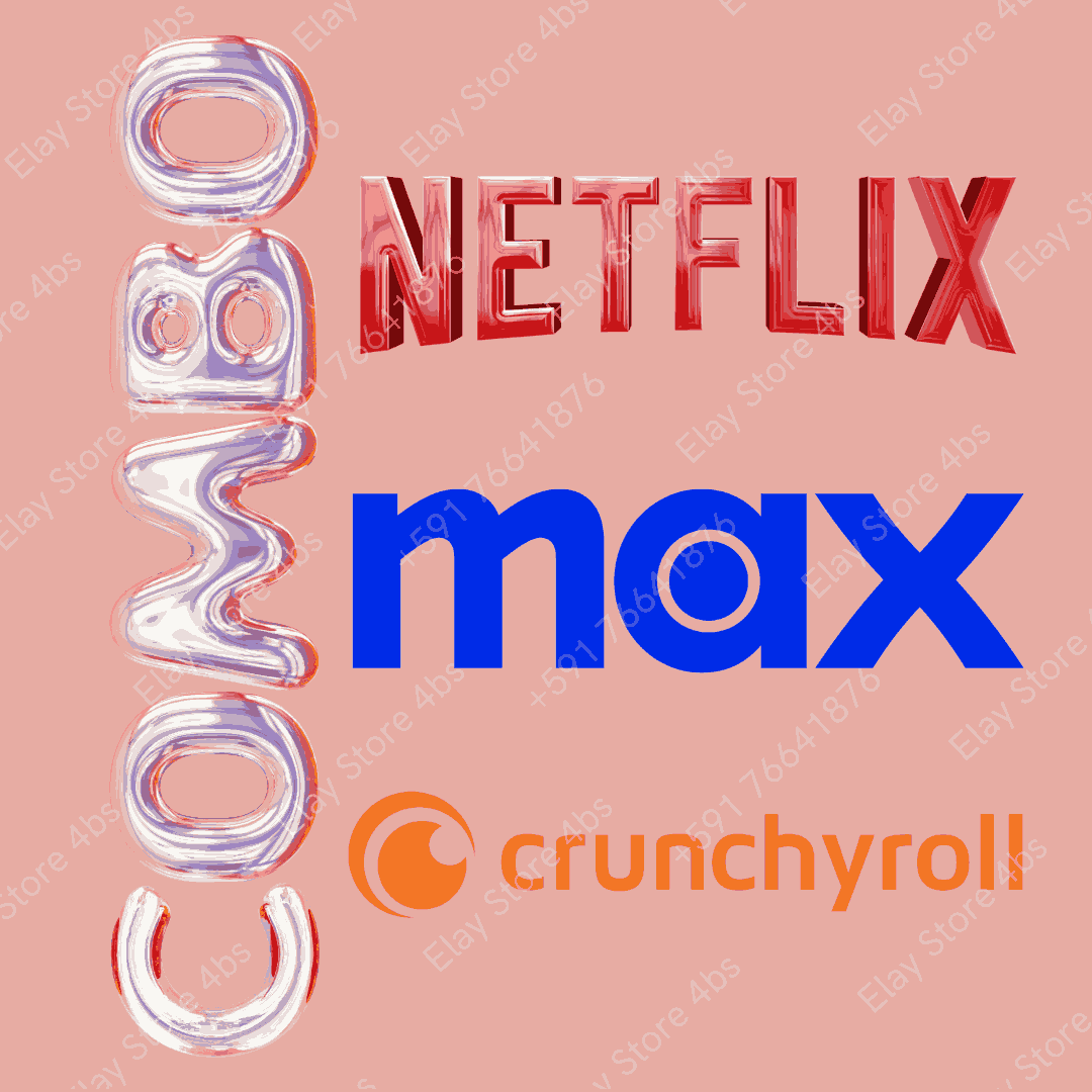 COMBITO:NETFLIX GENERICA +MAX+CRUNCHYROLL 1 DISPOSITIVO, USO PERSONAL 30 DIAS compras con créditos (entregas al whatsapp +591 76641876)