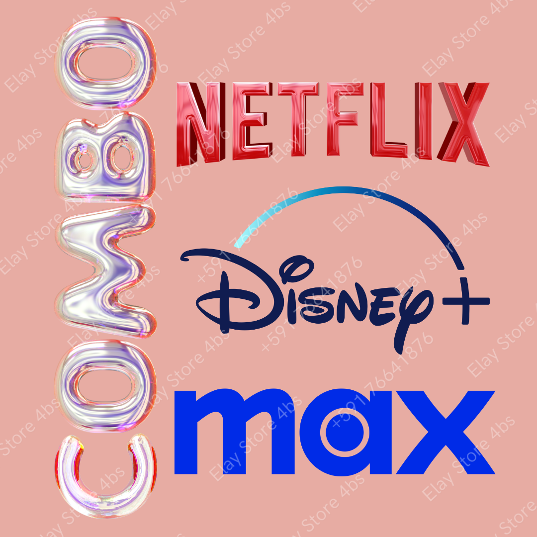 COMBITO:NETFLIX ‶GENERICA”+DISNEY+MAX VIDEO 1 DISPOSITIVO, USO PERSONAL 30 DIAS compras con créditos (entregas al whatsapp +591 76641876)
