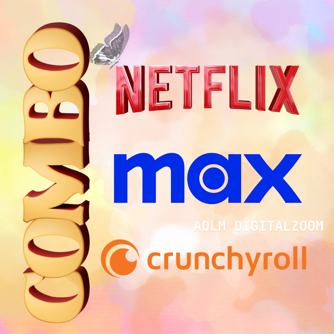 COMBO: NETFLIX ‶GENERICA”+ MAX+CRUNCHYROLL PARA 1 DISPOSITIVO, USO PERSONAL 30 DIAS (entregas al whatsapp al +591 62079587)